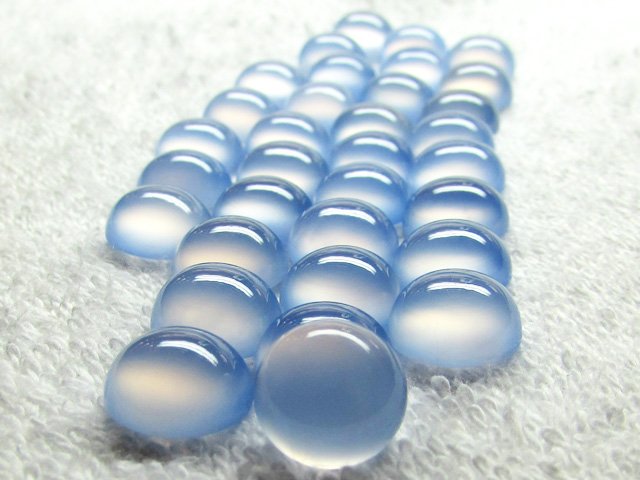 Natural Chalcedony Round Cabochon